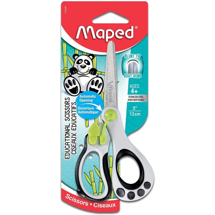 Maped Koopy Spring-Assisted 5" Blunt-Tip Scissors for $5