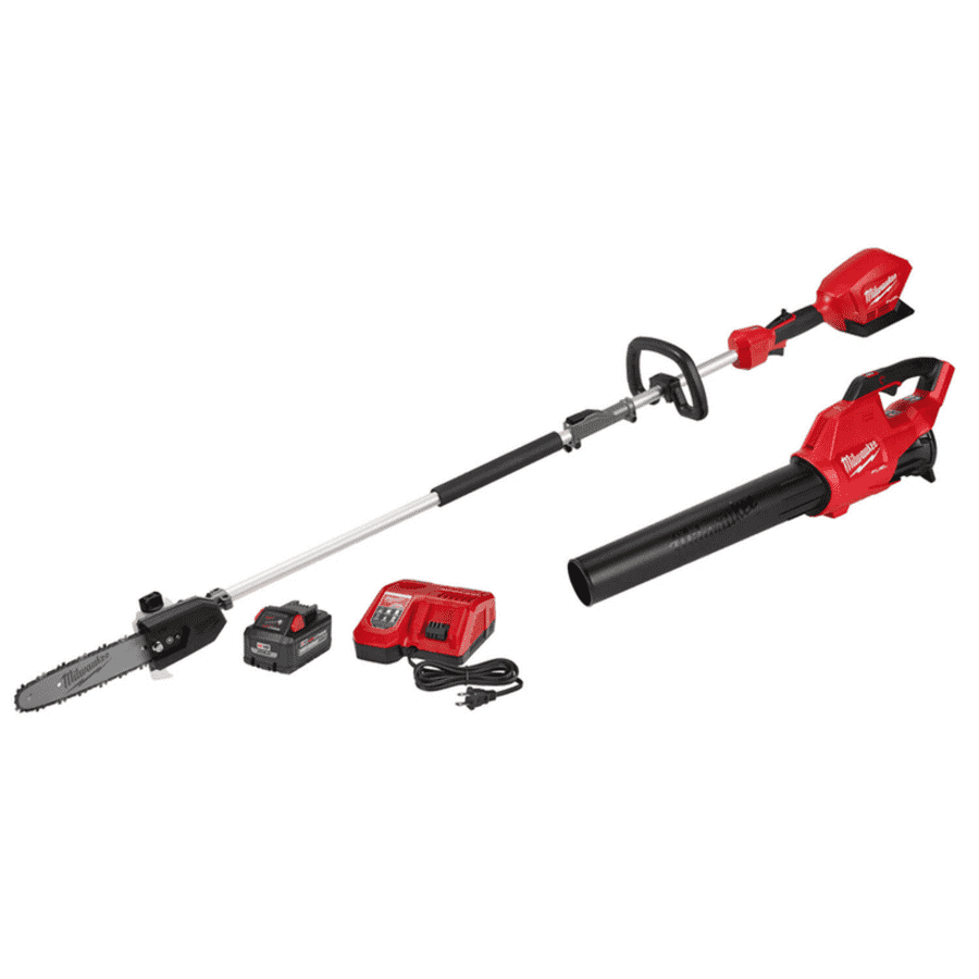Milwaukee M18 Fuel Quik-Lok 10" Leaf Blower / Pole Saw Combo Kit for $369