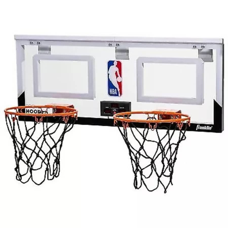 NBA Dual Shot Pro Hoops Over-the-Door Basketball Game for $19 in cart