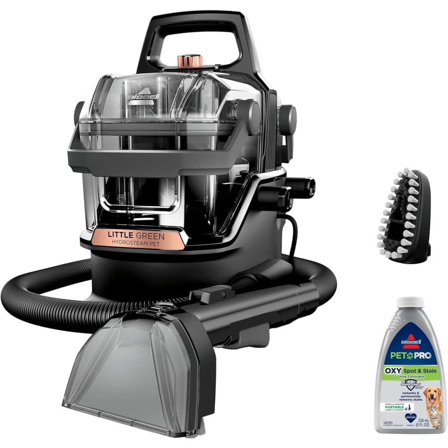 Bissell Little Green HydroSteam Multi-Purpose Portable Carpet and Upholstery Cleaner for $130 Bissell Little Green HydroSteam Multi-Purpose Portable Carpet and Upholstery Cleaner for $130