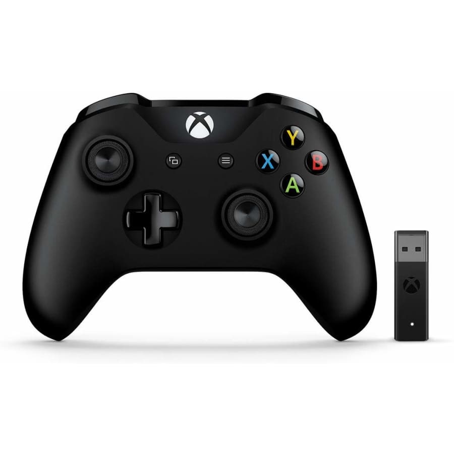 Microsoft Xbox Controller + Wireless Adapter for Windows 10 for $45