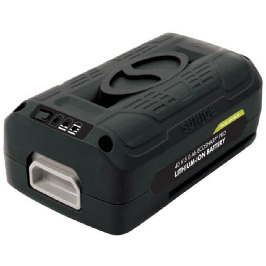 Snow Joe + Sun Joe 5.0 Ah EcoSharp Pro 40V Lithium-Ion Battery for $49