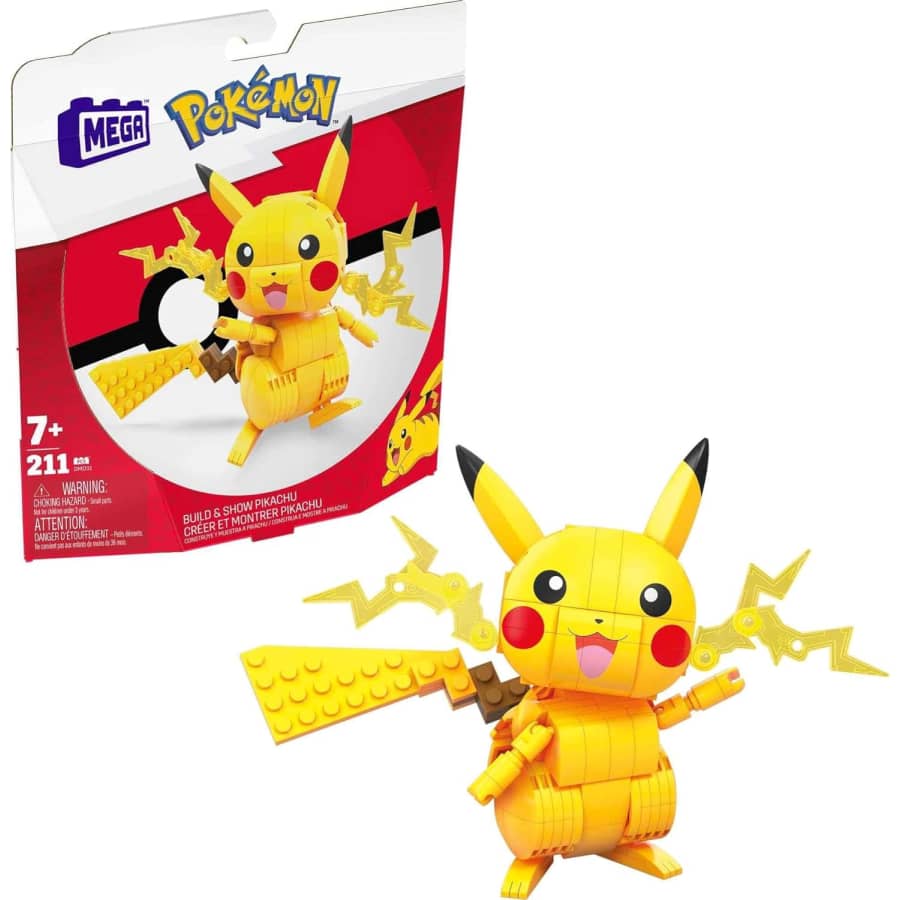 Mattel Mega Pokémon Action Figure 205-Piece Set for $11