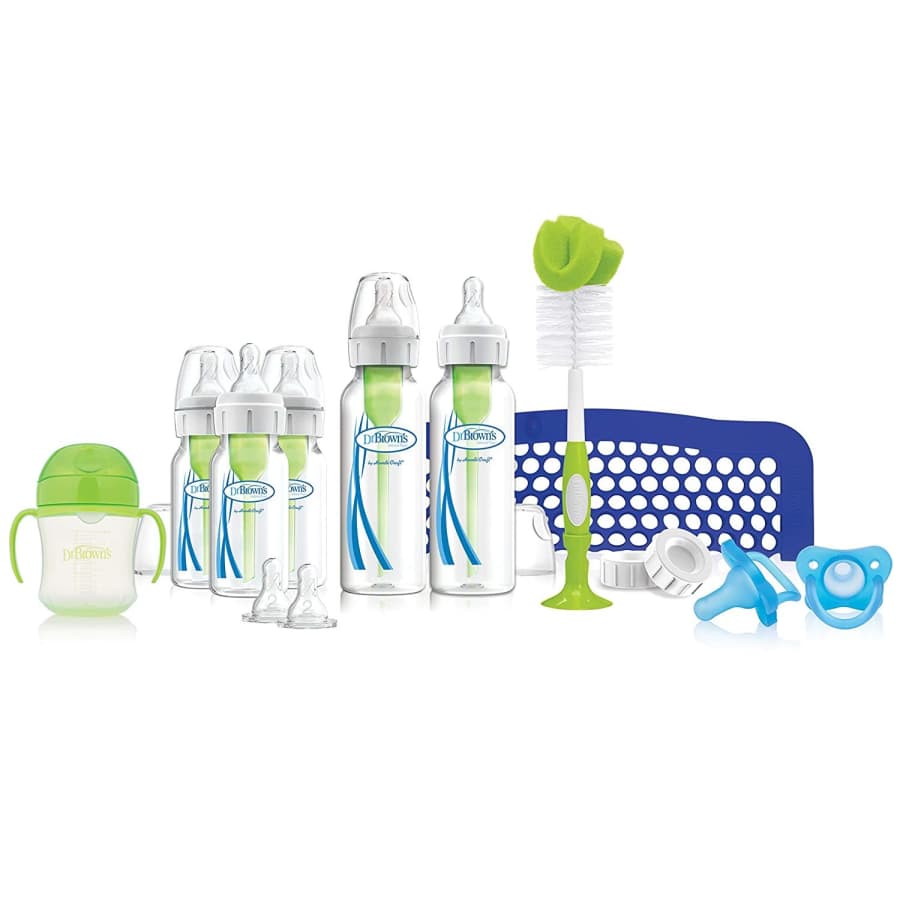 Dr. Brown's Natural Flow Anti-Colic Options+ First Year Feeding Set for $54 Dr. Brown's Natural Flow Anti-Colic Options+ First Year Feeding Set for $54