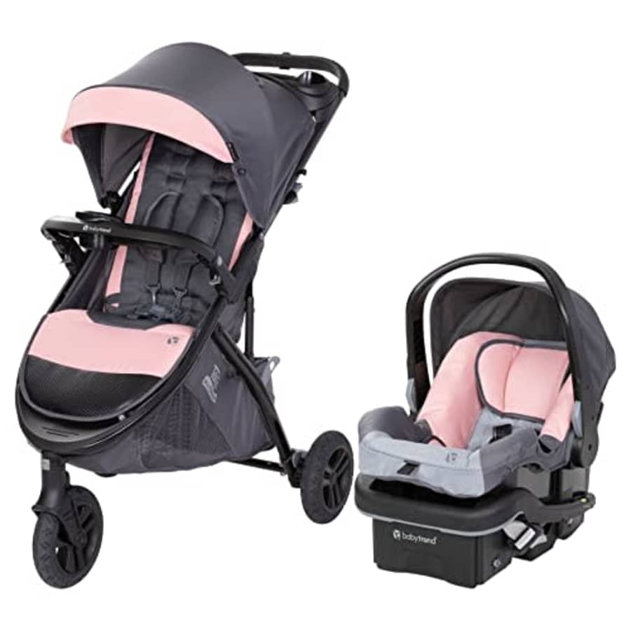 Baby Trend Tango 3 All-Terrain Stroller Travel System, Ultra Pink for $270 Baby Trend Tango 3 All-Terrain Stroller Travel System, Ultra Pink for $270