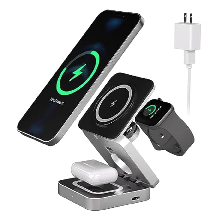 Foluck 3-in-1 Wireless Charging station for $40