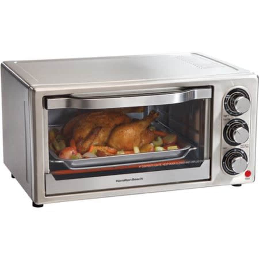 Hamilton Beach Stainless Steel 6-Slice Toaster Convection/Broiler Oven for $40