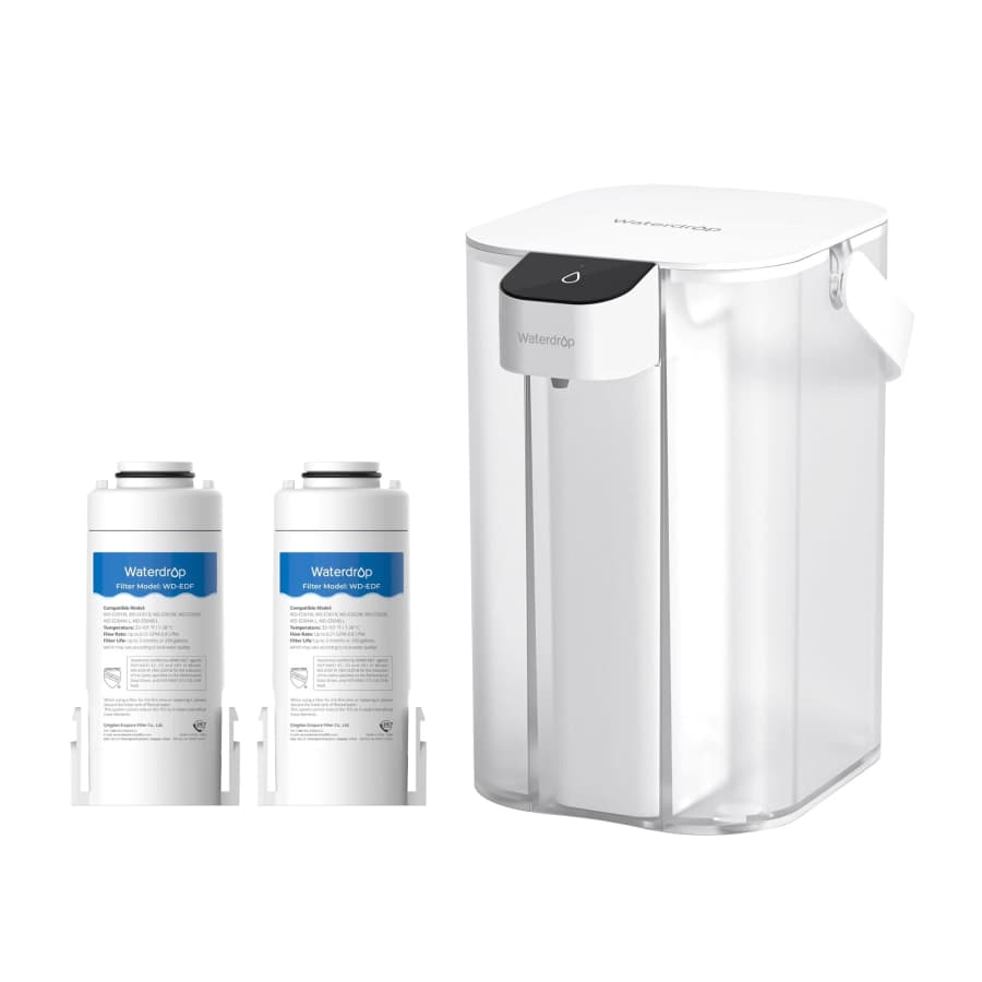 Waterdrop 200-Gallon Electric Water Filter Pitcher for $57 Waterdrop 200-Gallon Electric Water Filter Pitcher for $57