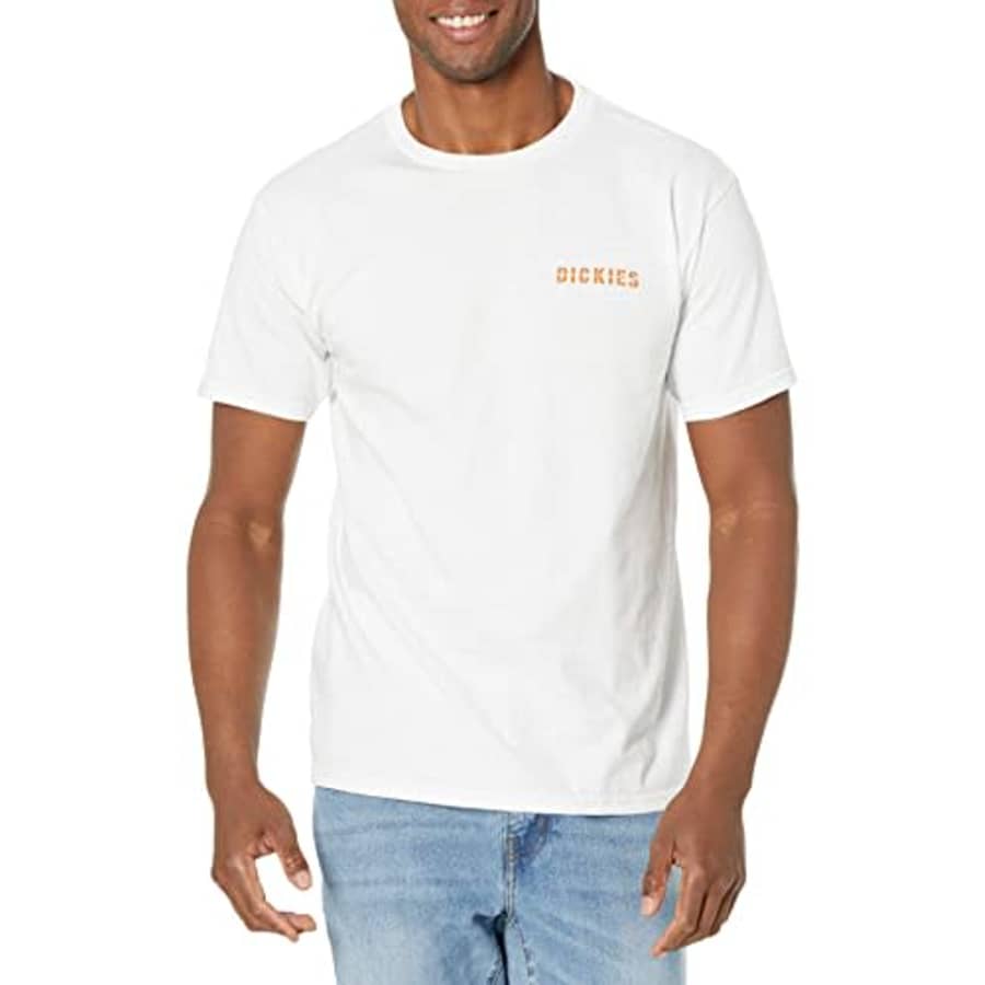 Dickies Men's Lone Star State Graphic T-Shirt, White, 2X for $13 Dickies Men's Lone Star State Graphic T-Shirt, White, 2X for $13