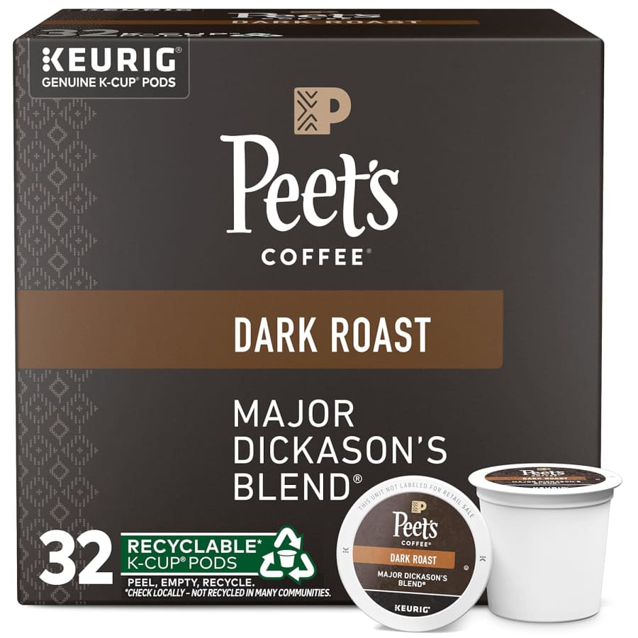 Peet's Coffee Keurig K-Cup Pods 32-Pack for $12 Peet's Coffee Keurig K-Cup Pods 32-Pack for $12