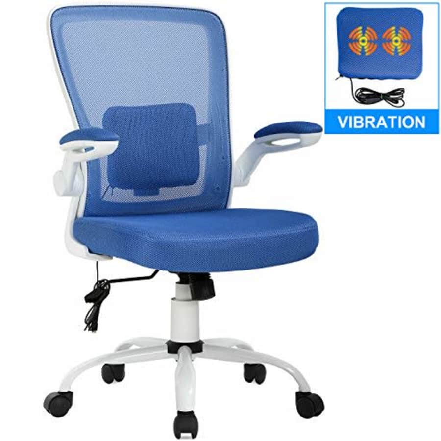 BestOffice Office Chair Desk Chair Computer Chair Swivel Rolling Executive Task Chair with Lumbar Support Arms for $30