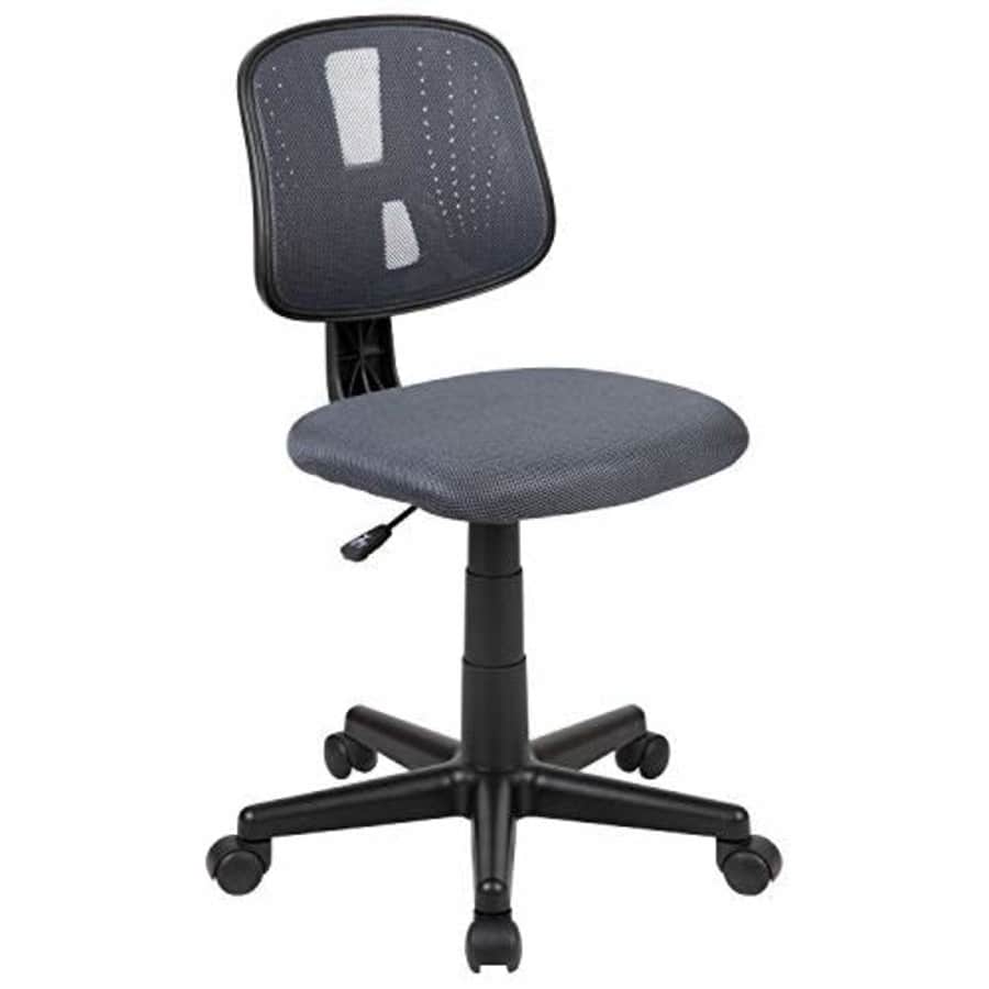 Flash Furniture Flash Fundamentals Mid-Back Gray Mesh Swivel Task Office Chair with Pivot Back for $59 Flash Furniture Flash Fundamentals Mid-Back Gray Mesh Swivel Task Office Chair with Pivot Back for $59
