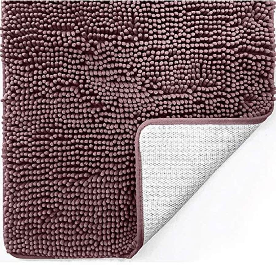 Gorilla Grip Soft Absorbent Plush Bath Rug Mat, 36x24, Microfiber Dries Quickly, Luxury Chenille for $20