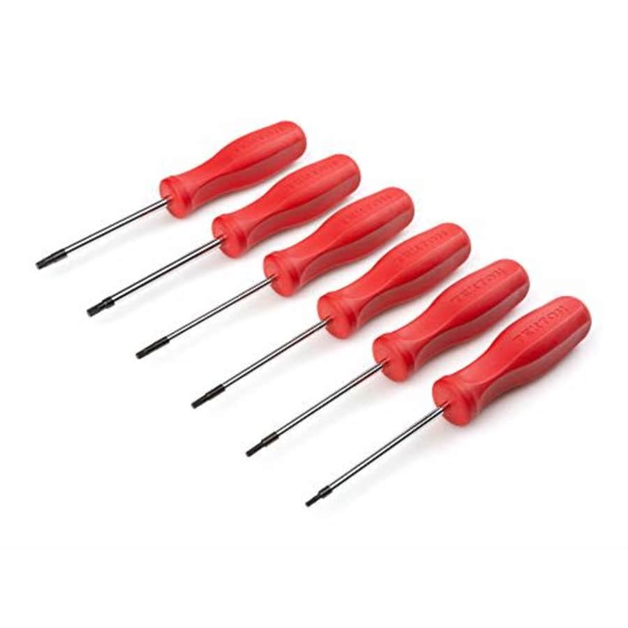 TEKTON Torx Hard-Handle Screwdriver Set, 6-Piece (T10-T30) | Made in USA | DST93010 for $30