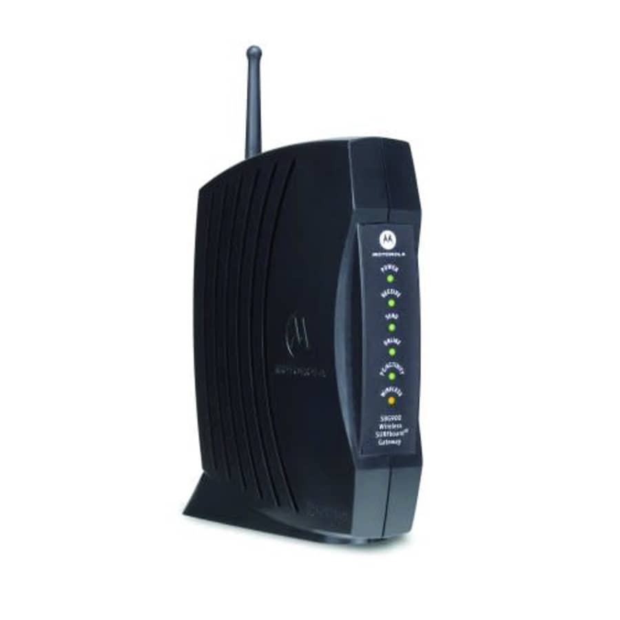Motorola SURFboard SBG900 DOCSIS 2.0 Wireless Cable Modem Gateway (Black) for $79