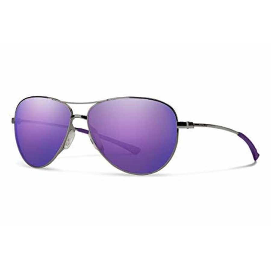Smith Optics Langley Carbonic Polarized Sunglasses, Violet Ruthenium / Violet Mirror, Smith Optics for $120 Smith Optics Langley Carbonic Polarized Sunglasses, Violet Ruthenium / Violet Mirror, Smith Optics for $120