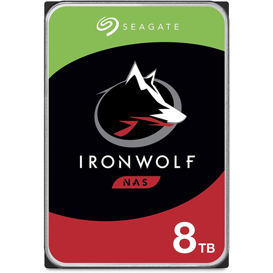 Seagate IronWolf 8TB NAS SATA Internal Hard Drive for $170