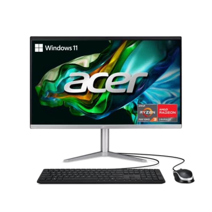 Acer Aspire C24-1300-UR31 AIO Desktop | 23.8" Full HD IPS Display | AMD Ryzen 3 7320U Quad-Core for $462