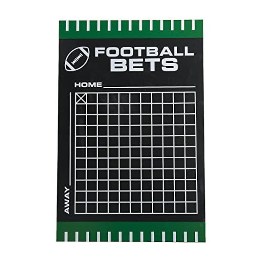 Fun Express Football Betting Squares Chalkboard - Party Supplies for $30 Fun Express Football Betting Squares Chalkboard - Party Supplies for $30