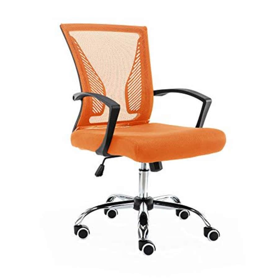Modern Home Zuna Mid-Back Office Task Chair - Ergonomic Back Supporting Mesh Back Desk Chair for $80