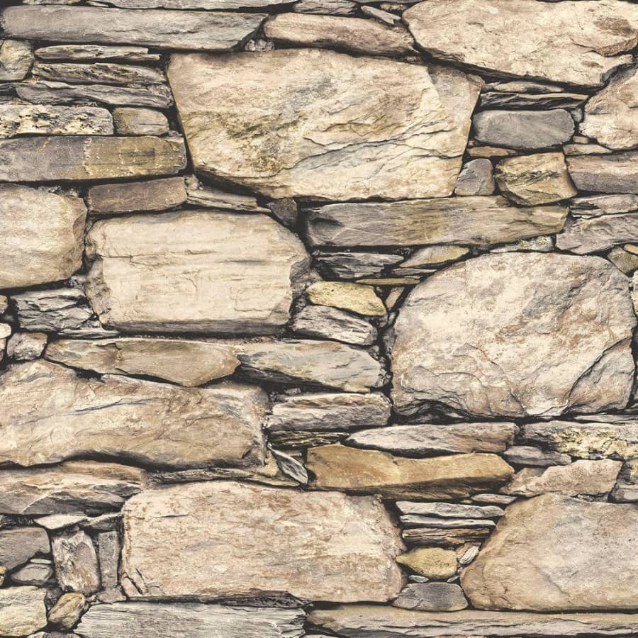 NuWallpaper Hadrian Stone Wall Peel and Stick Wallpaper 20.5" x 18-Foot Roll for $22 NuWallpaper Hadrian Stone Wall Peel and Stick Wallpaper 20.5" x 18-Foot Roll for $22