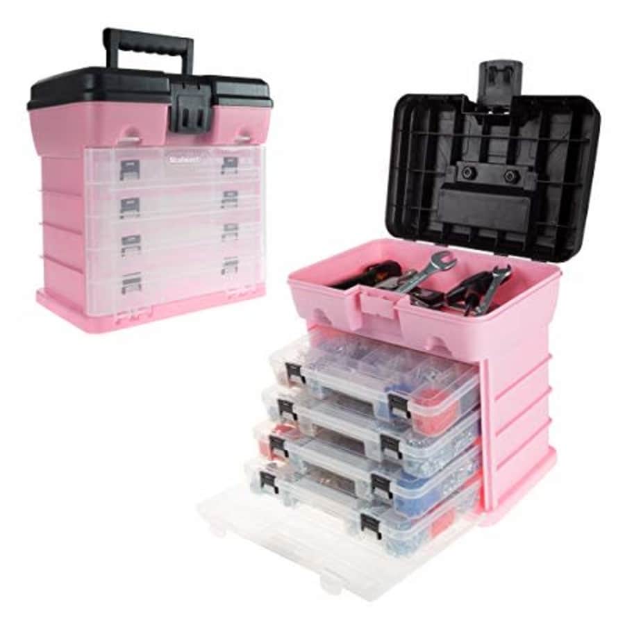 Stalwart - 75-ST6088 Storage and Tool Box- Durable Organizer Utility Box with 4 Compartments for for $61 Stalwart - 75-ST6088 Storage and Tool Box- Durable Organizer Utility Box with 4 Compartments for for $61