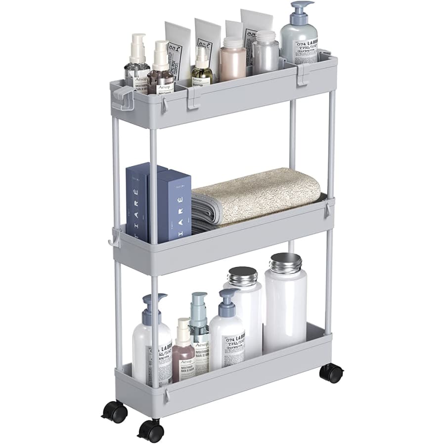 Saka 3-Tier Slim Storage Cart for $21 Saka 3-Tier Slim Storage Cart for $21