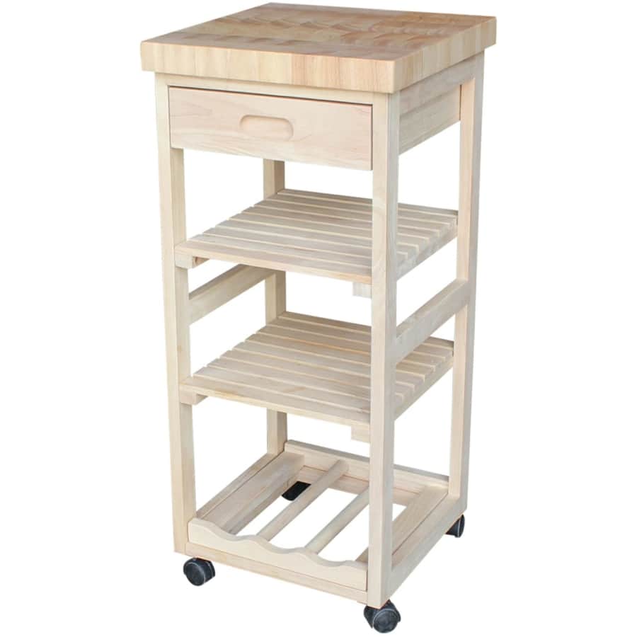INC Rubberwood Kitchen Trolley for $99