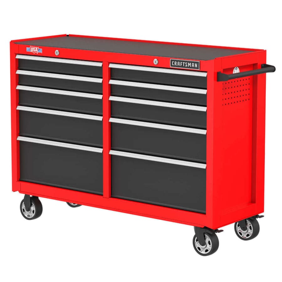 Craftsman S2000 52" 10-Drawer Steel Rolling Tool Cabinet for $510 in cart for members