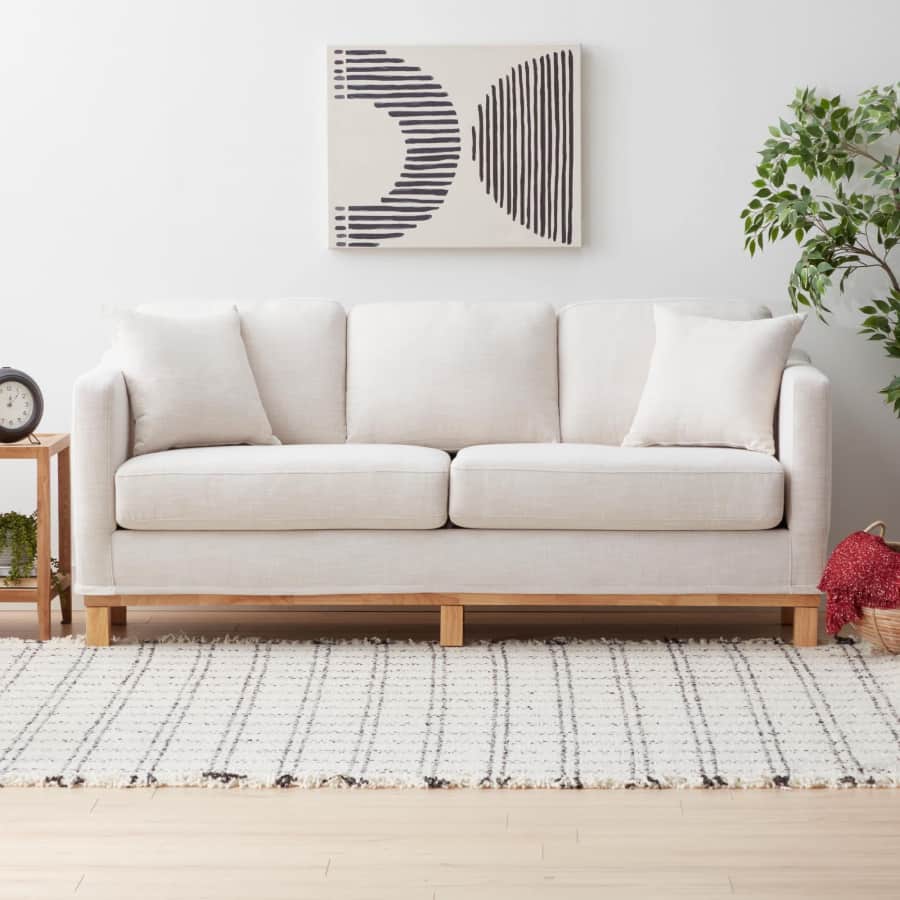 Gap Home Upholstered Wood Base Sofa for $408