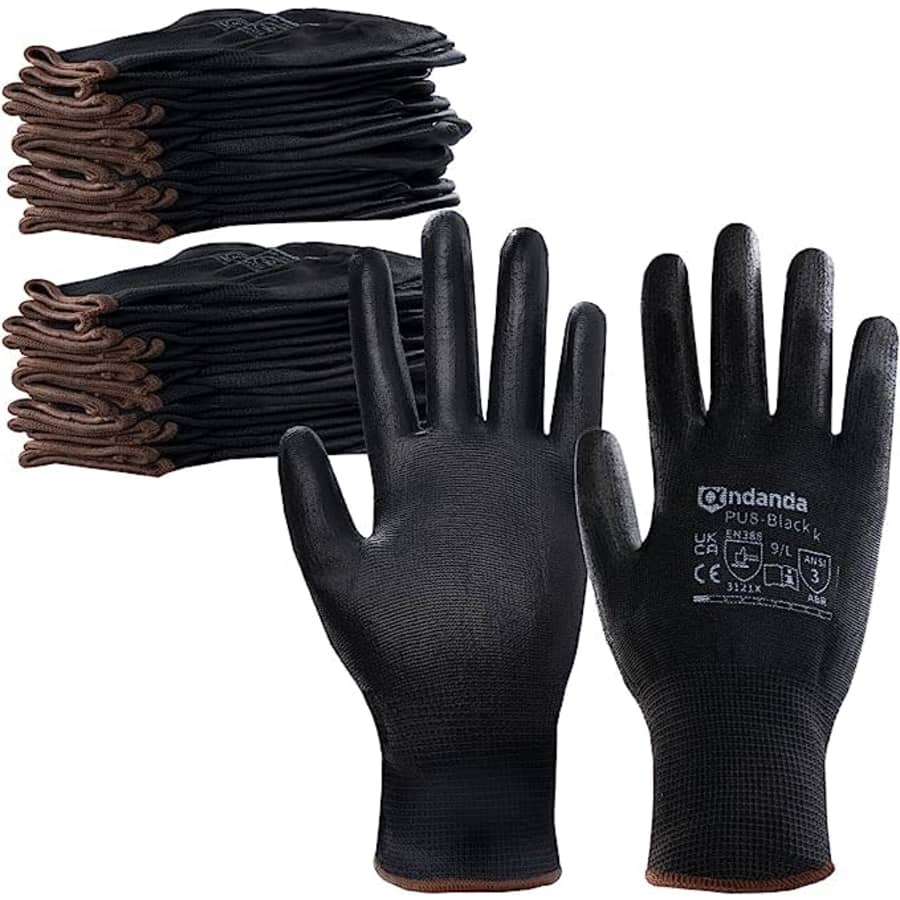 Andanda Safety Work Glove 24-Pair Pack for $40