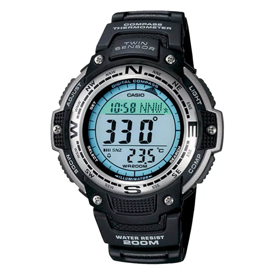 Casio Men's Digital Compass Twin Sensor Sport Watch for $30 Casio Men's Digital Compass Twin Sensor Sport Watch for $30