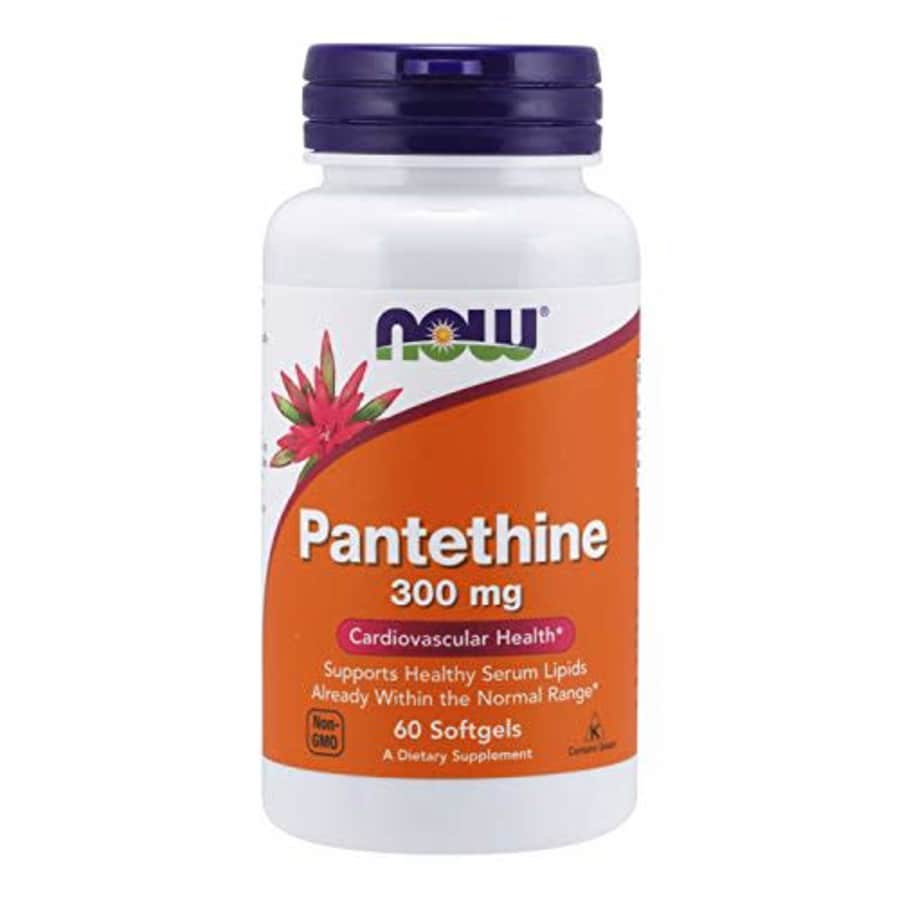 Now Foods NOW Supplements, Pantethine (Coenzyme A Precursor) 300 mg, Cardiovascular Health*, 60 Softgels for $18