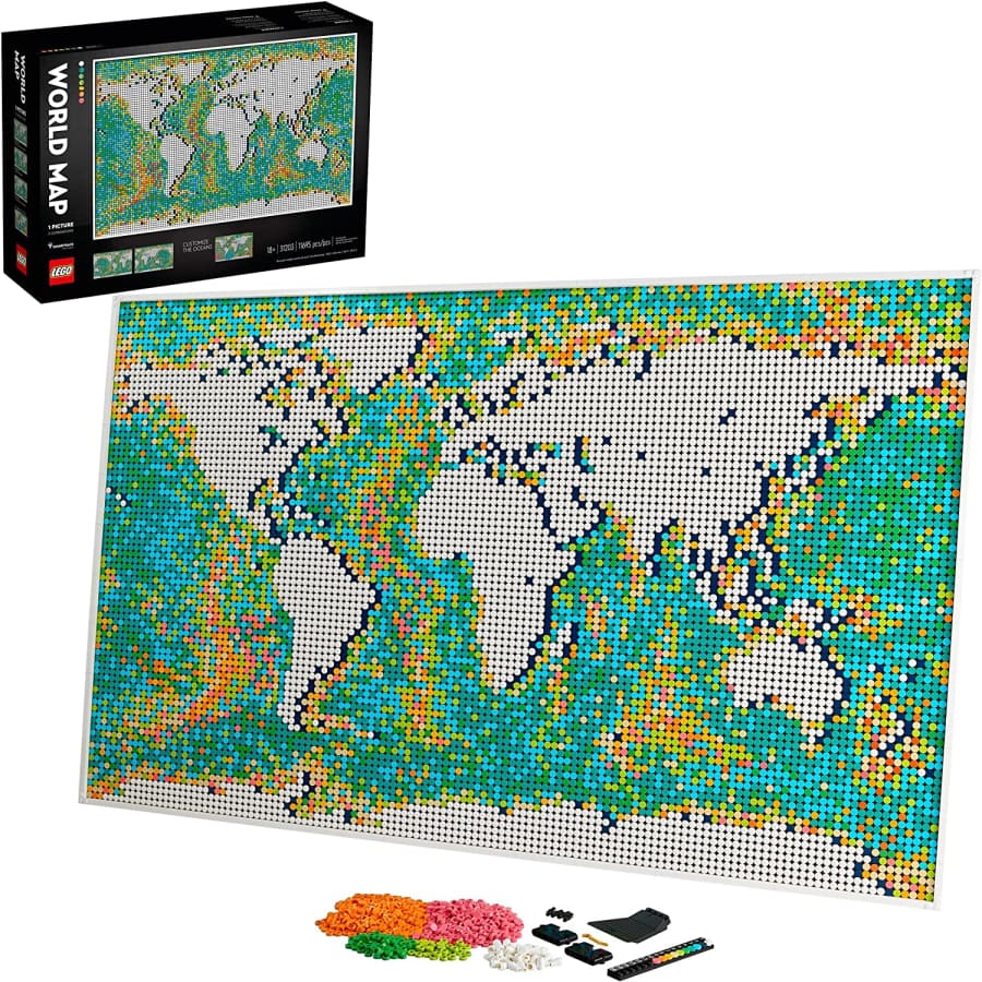 LEGO Art World Map for $395