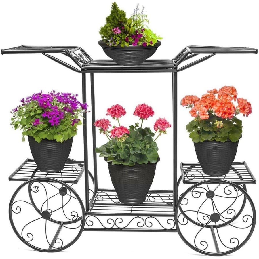 Ktaxon 6-Tier Metal Garden Cart / Plant Stand for $36 Ktaxon 6-Tier Metal Garden Cart / Plant Stand for $36