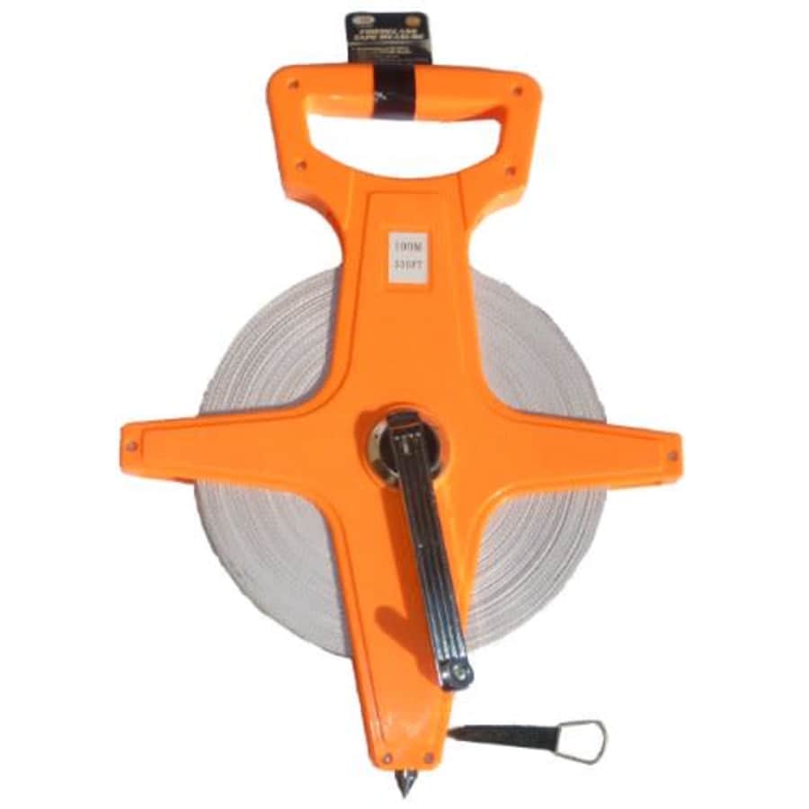 IIT 330 Foot / 100 Meter Open Reel Fiberglass Tape Measure for $29