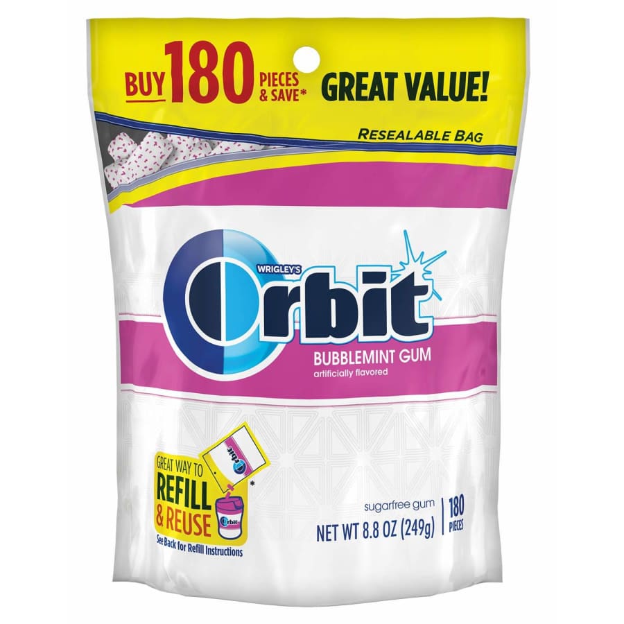 Orbit Bubblemint 180-Count Sugarfree Gum for $8 Orbit Bubblemint 180-Count Sugarfree Gum for $8