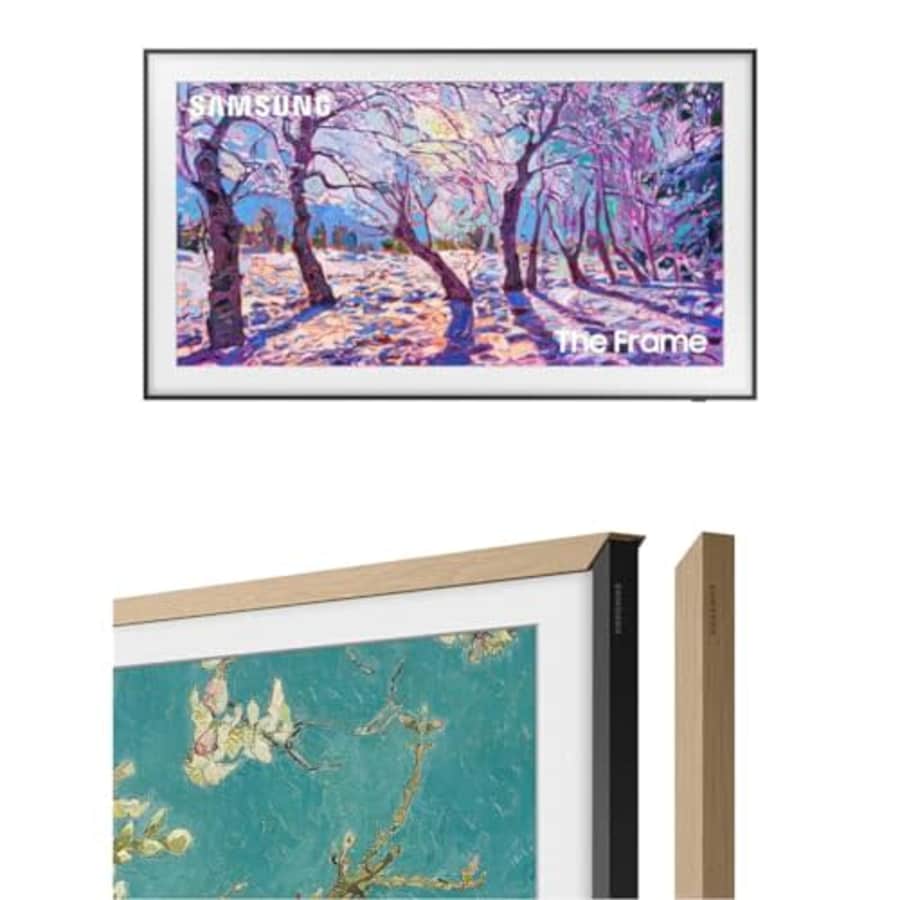 Samsung 4K The Frame 55 TV with Teak Bezel for $1,346