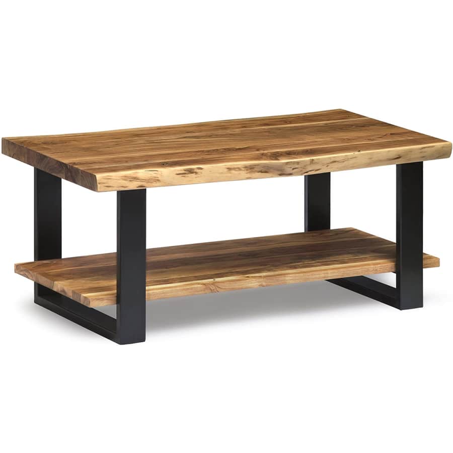 Alaterre Furniture Alpine Natural Wood Coffee Table for $244