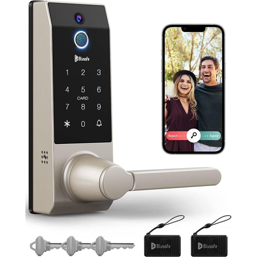 Blusafe Smart 3-in-1 Keyless Entry Door Lock for $200