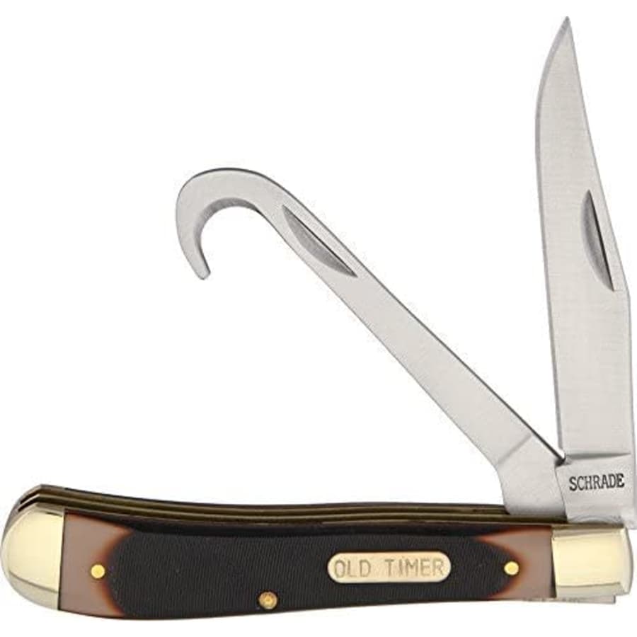 Schrade Old Timer Folding Knife with Hoof Pick for $14 Schrade Old Timer Folding Knife with Hoof Pick for $14