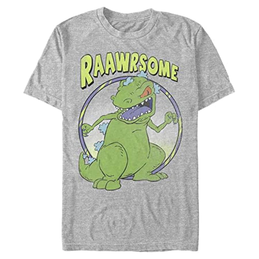 Nickelodeon Men's Big & Tall Raawsome T-Shirt, Athletic Heather, Large Tall for $14 Nickelodeon Men's Big & Tall Raawsome T-Shirt, Athletic Heather, Large Tall for $14