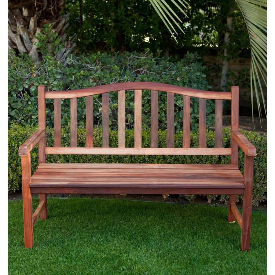 Belham Living Richmond Curved-Back 4-Foot Outdoor Wood Bench for $85 Belham Living Richmond Curved-Back 4-Foot Outdoor Wood Bench for $85