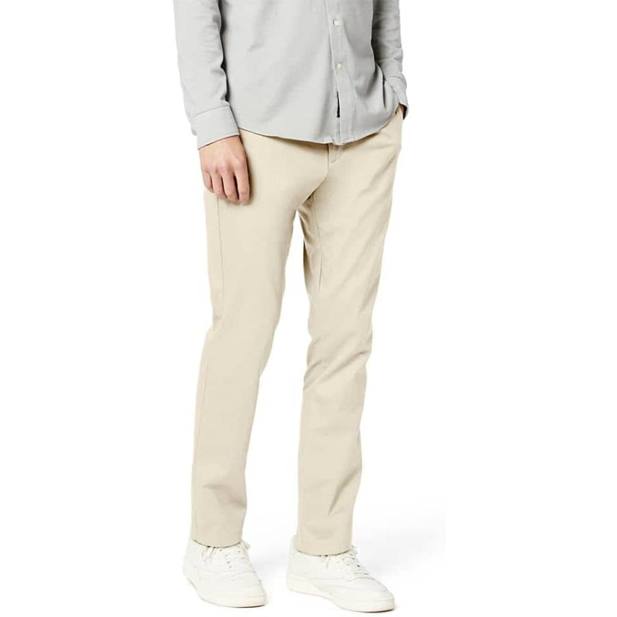 Dockers Men's Slim Fit Signature Khaki Lux Cotton Stretch Pants for $15 Dockers Men's Slim Fit Signature Khaki Lux Cotton Stretch Pants for $15