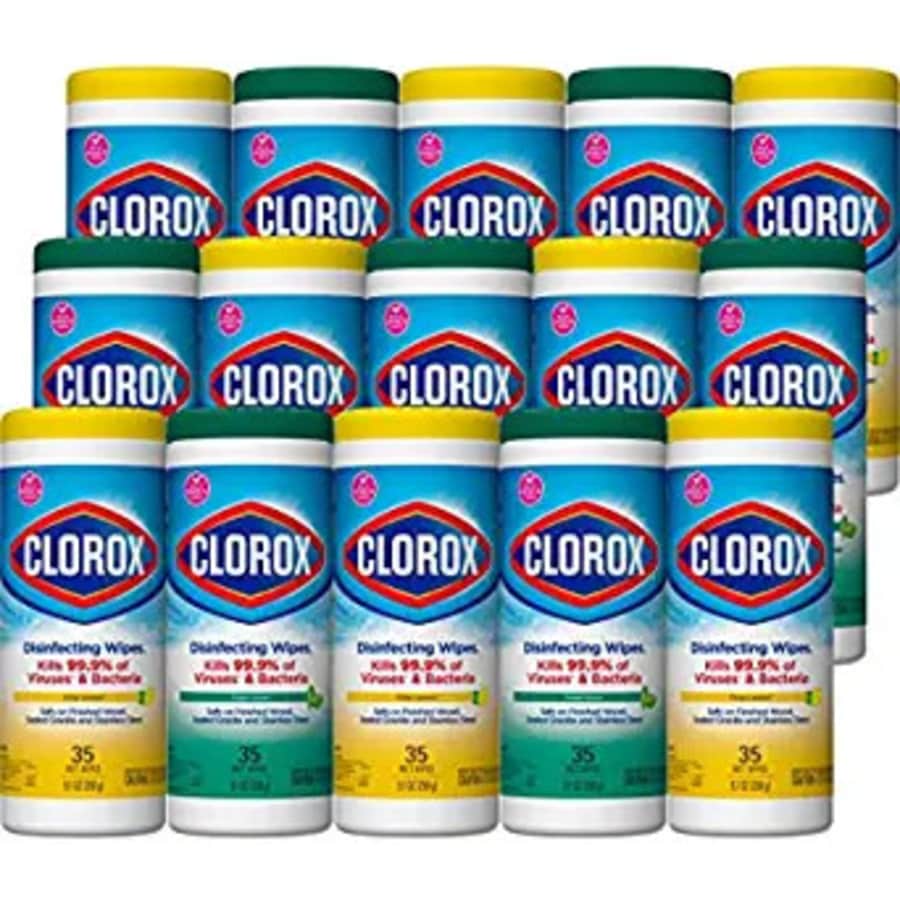 Clorox Disinfecting Wipes 35-Count 15-Pack for $52