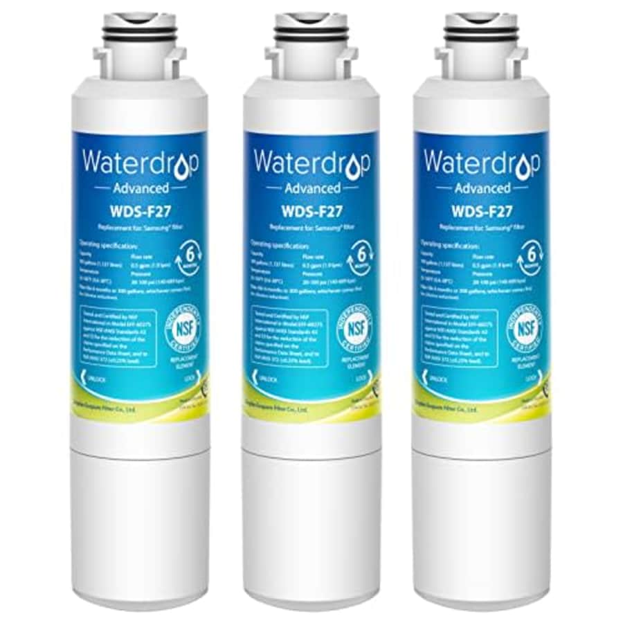 Waterdrop DA29-00020B Refrigerator Water Filter 3-Pack for $28 w/ Prime Waterdrop DA29-00020B Refrigerator Water Filter 3-Pack for $28 w/ Prime