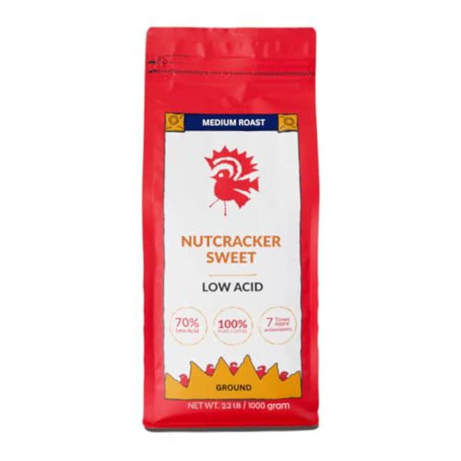 Puroast Coffee Puroast Low Acid Ground Coffee, Premium Nutcracker Sweet Blend, High Antioxidant, 2.2 lb for $19