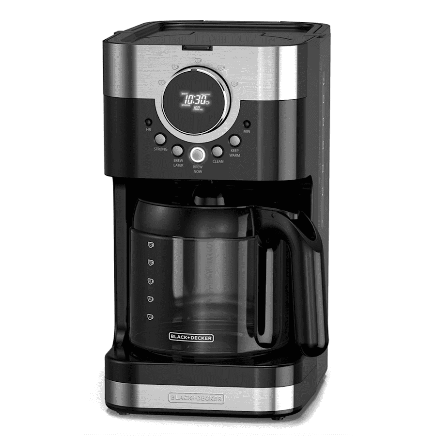 Black + Decker Select-A-Size Easy Dial Programmable Coffeemaker for $18 Black + Decker Select-A-Size Easy Dial Programmable Coffeemaker for $18