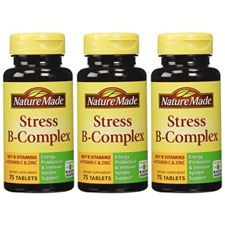Nature Made Stress B Complex W Zinc Size 75ct (Pack of 3) 225 ct Total for $25 Nature Made Stress B Complex W Zinc Size 75ct (Pack of 3) 225 ct Total for $25