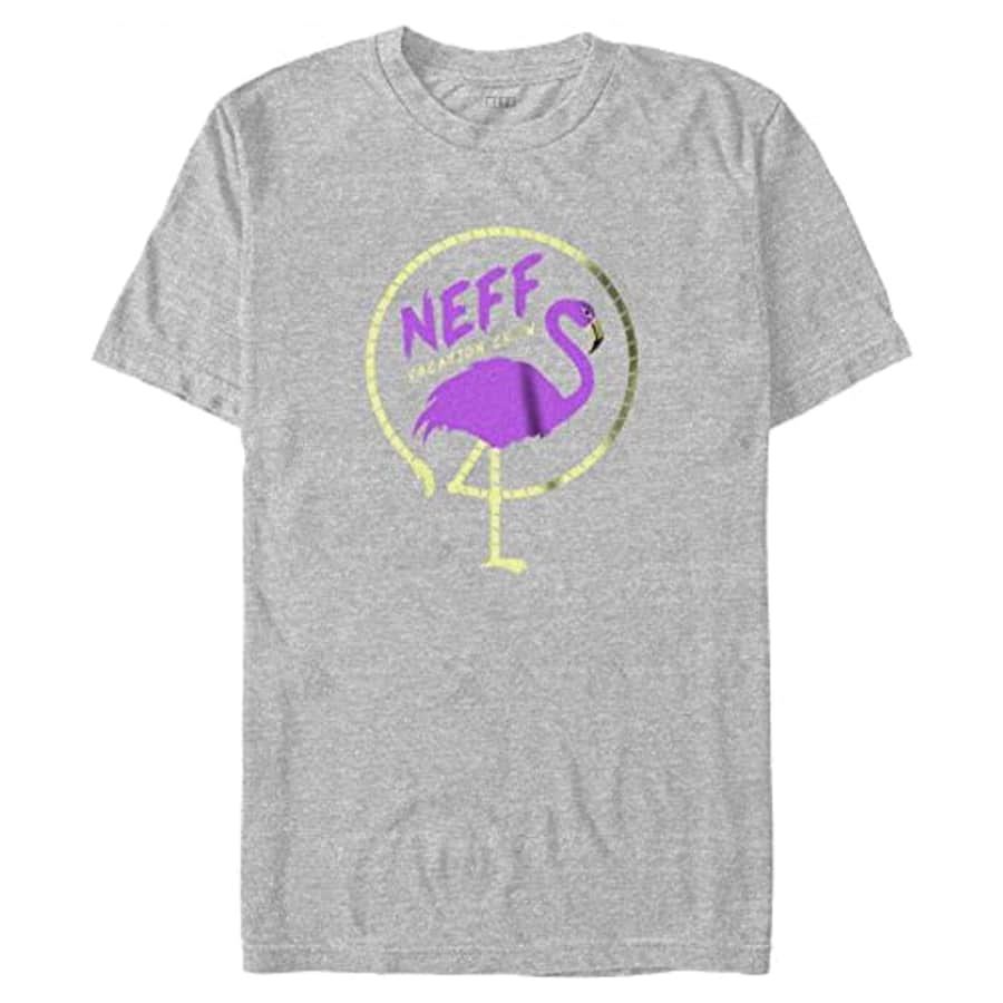 NEFF FLAMINGBRUH Young Men's Short Sleeve Tee Shirt, Athletic Heather, XX-Large for $19 NEFF FLAMINGBRUH Young Men's Short Sleeve Tee Shirt, Athletic Heather, XX-Large for $19